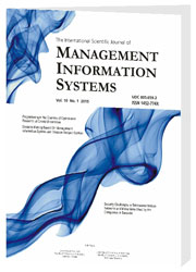 Ekonomski fakultet Subotica Novi Sad - Časopis MIS - Management Information Systems Journal