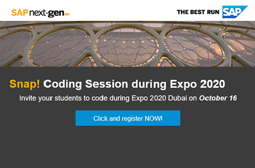 Snap Coding Session Expo 2020 Dubai Ekonomski fakultet Subotica Novi Sad